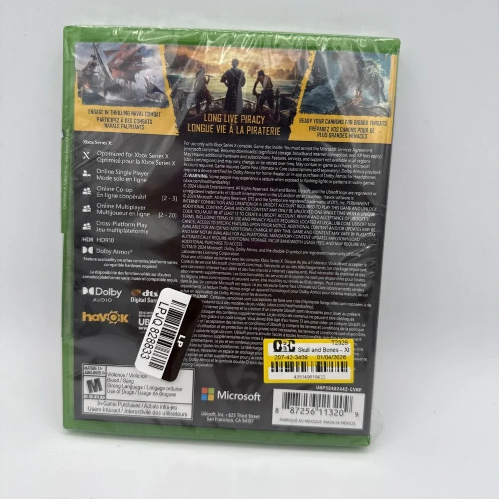 Skull and Bones (Xbox Series X) Brand New & Sealed